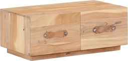 vidaXL - Salontafel - 90x50x35 - cm - massief - gerecycled - hout