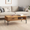 vidaXL - Salontafel - 90x50x35 - cm - massief - grenenhout