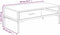 vidaXL - Salontafel - 90x50x35 - cm - massief - grenenhout - zwart