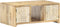 vidaXL - Salontafel - 90x50x35 - cm - massief - mangohout