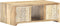 vidaXL - Salontafel - 90x50x35 - cm - massief - mangohout