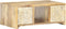 vidaXL - Salontafel - 90x50x35 - cm - massief - mangohout
