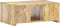 vidaXL - Salontafel - 90x50x35 - cm - massief - mangohout