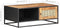 vidaXL - Salontafel - 90x50x35 - cm - ruw - mangohout - en - natuurlijk - riet