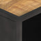 vidaXL - Salontafel - 90x50x35 - cm - ruw - mangohout - en - natuurlijk - riet