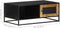 vidaXL - Salontafel - 90x50x35 - cm - ruw - mangohout