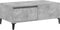 vidaXL - Salontafel - 90x50x36,5 - cm - bewerkt - hout - betongrijs