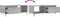 vidaXL - Salontafel - 90x50x36,5 - cm - bewerkt - hout - betongrijs