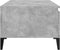 vidaXL - Salontafel - 90x50x36,5 - cm - bewerkt - hout - betongrijs