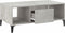 vidaXL - Salontafel - 90x50x36,5 - cm - bewerkt - hout - betongrijs