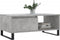 vidaXL - Salontafel - 90x50x36,5 - cm - bewerkt - hout - betongrijs