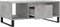 vidaXL - Salontafel - 90x50x36,5 - cm - bewerkt - hout - betongrijs
