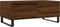 vidaXL - Salontafel - 90x50x36,5 - cm - bewerkt - hout - bruin - eikenkleur