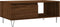vidaXL - Salontafel - 90x50x36,5 - cm - bewerkt - hout - bruin - eikenkleur