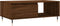 vidaXL - Salontafel - 90x50x36,5 - cm - bewerkt - hout - bruin - eikenkleur