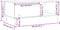 vidaXL - Salontafel - 90x50x36,5 - cm - bewerkt - hout - bruin - eikenkleur