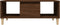 vidaXL - Salontafel - 90x50x36,5 - cm - bewerkt - hout - bruin - eikenkleur