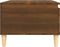 vidaXL - Salontafel - 90x50x36,5 - cm - bewerkt - hout - bruin - eikenkleur