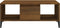 vidaXL - Salontafel - 90x50x36,5 - cm - bewerkt - hout - bruin - eikenkleur