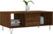 vidaXL - Salontafel - 90x50x36,5 - cm - bewerkt - hout - bruin - eikenkleur