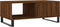 vidaXL - Salontafel - 90x50x36,5 - cm - bewerkt - hout - bruin - eikenkleur