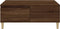 vidaXL - Salontafel - 90x50x36,5 - cm - bewerkt - hout - bruin - eikenkleur