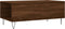 vidaXL - Salontafel - 90x50x36,5 - cm - bewerkt - hout - bruin - eikenkleur