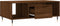 vidaXL - Salontafel - 90x50x36,5 - cm - bewerkt - hout - bruin - eikenkleur