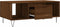 vidaXL - Salontafel - 90x50x36,5 - cm - bewerkt - hout - bruin - eikenkleur