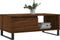 vidaXL - Salontafel - 90x50x36,5 - cm - bewerkt - hout - bruin - eikenkleur