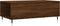 vidaXL - Salontafel - 90x50x36,5 - cm - bewerkt - hout - bruin - eikenkleur