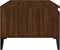 vidaXL - Salontafel - 90x50x36,5 - cm - bewerkt - hout - bruin - eikenkleur