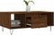 vidaXL - Salontafel - 90x50x36,5 - cm - bewerkt - hout - bruin - eikenkleur