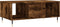 vidaXL - Salontafel - 90x50x36,5 - cm - bewerkt - hout - gerookt - eikenkleurig