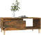 vidaXL - Salontafel - 90x50x36,5 - cm - bewerkt - hout - gerookt - eikenkleurig