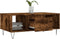 vidaXL - Salontafel - 90x50x36,5 - cm - bewerkt - hout - gerookt - eikenkleurig