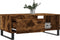 vidaXL - Salontafel - 90x50x36,5 - cm - bewerkt - hout - gerookt - eikenkleurig