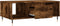 vidaXL - Salontafel - 90x50x36,5 - cm - bewerkt - hout - gerookt - eikenkleurig