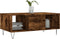 vidaXL - Salontafel - 90x50x36,5 - cm - bewerkt - hout - gerookt - eikenkleurig