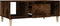 vidaXL - Salontafel - 90x50x36,5 - cm - bewerkt - hout - gerookt - eikenkleurig