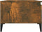 vidaXL - Salontafel - 90x50x36,5 - cm - bewerkt - hout - gerookt - eikenkleurig
