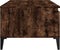 vidaXL - Salontafel - 90x50x36,5 - cm - bewerkt - hout - gerookt - eikenkleurig