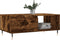 vidaXL - Salontafel - 90x50x36,5 - cm - bewerkt - hout - gerookt - eikenkleurig