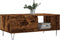 vidaXL - Salontafel - 90x50x36,5 - cm - bewerkt - hout - gerookt - eikenkleurig