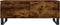 vidaXL - Salontafel - 90x50x36,5 - cm - bewerkt - hout - gerookt - eikenkleurig