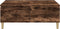 vidaXL - Salontafel - 90x50x36,5 - cm - bewerkt - hout - gerookt - eikenkleurig