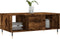 vidaXL - Salontafel - 90x50x36,5 - cm - bewerkt - hout - gerookt - eikenkleurig