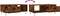 vidaXL - Salontafel - 90x50x36,5 - cm - bewerkt - hout - gerookt - eikenkleurig