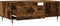 vidaXL - Salontafel - 90x50x36,5 - cm - bewerkt - hout - gerookt - eikenkleurig