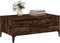 vidaXL - Salontafel - 90x50x36,5 - cm - bewerkt - hout - gerookt - eikenkleurig